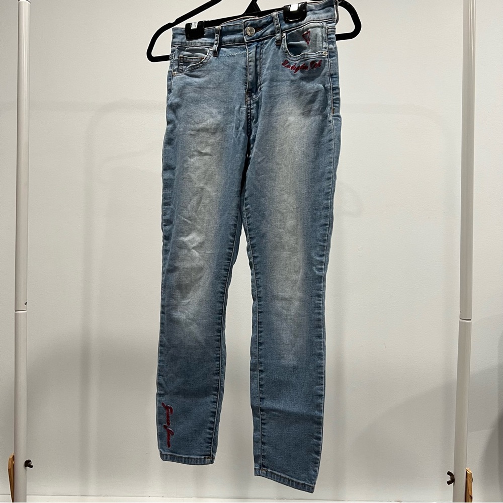 SOLD ON DEPOP/Guess jeans red tags